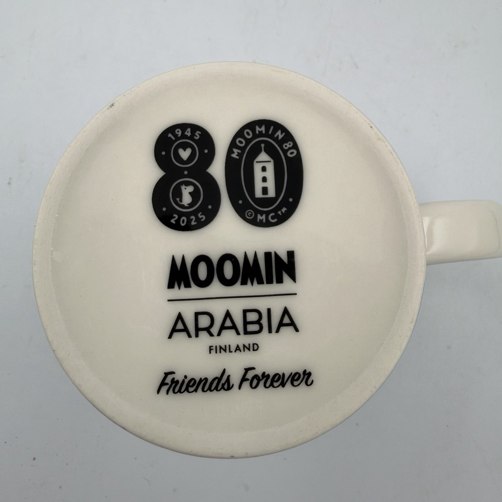 Moomin Arabia Mug 0.3 L Friends Forever 80th Anniversary Finland EUC Rare 2025 - Picture 8 of 9